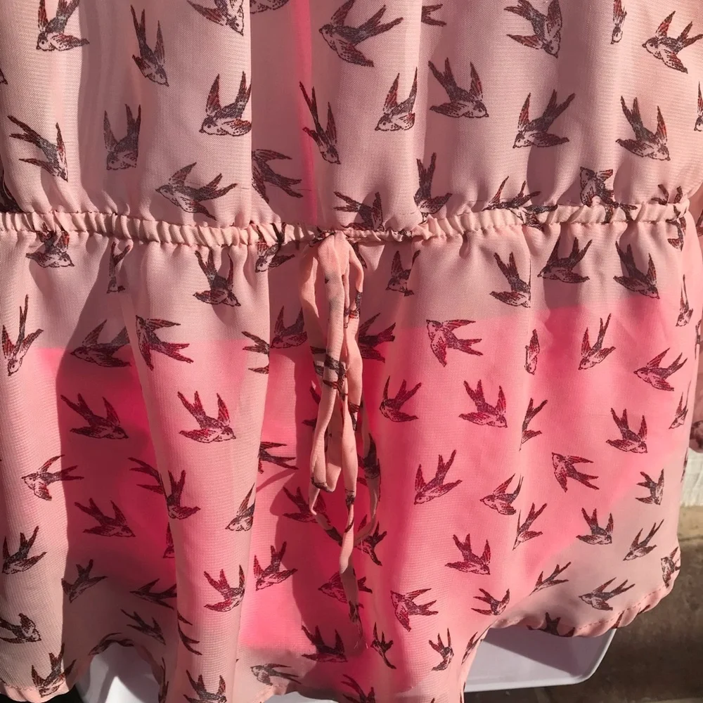 was $18 No boundaries s13 swallow tail top button down